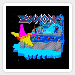 Mod.1 Arcade Zaxxon Space Invader Video Game Sticker